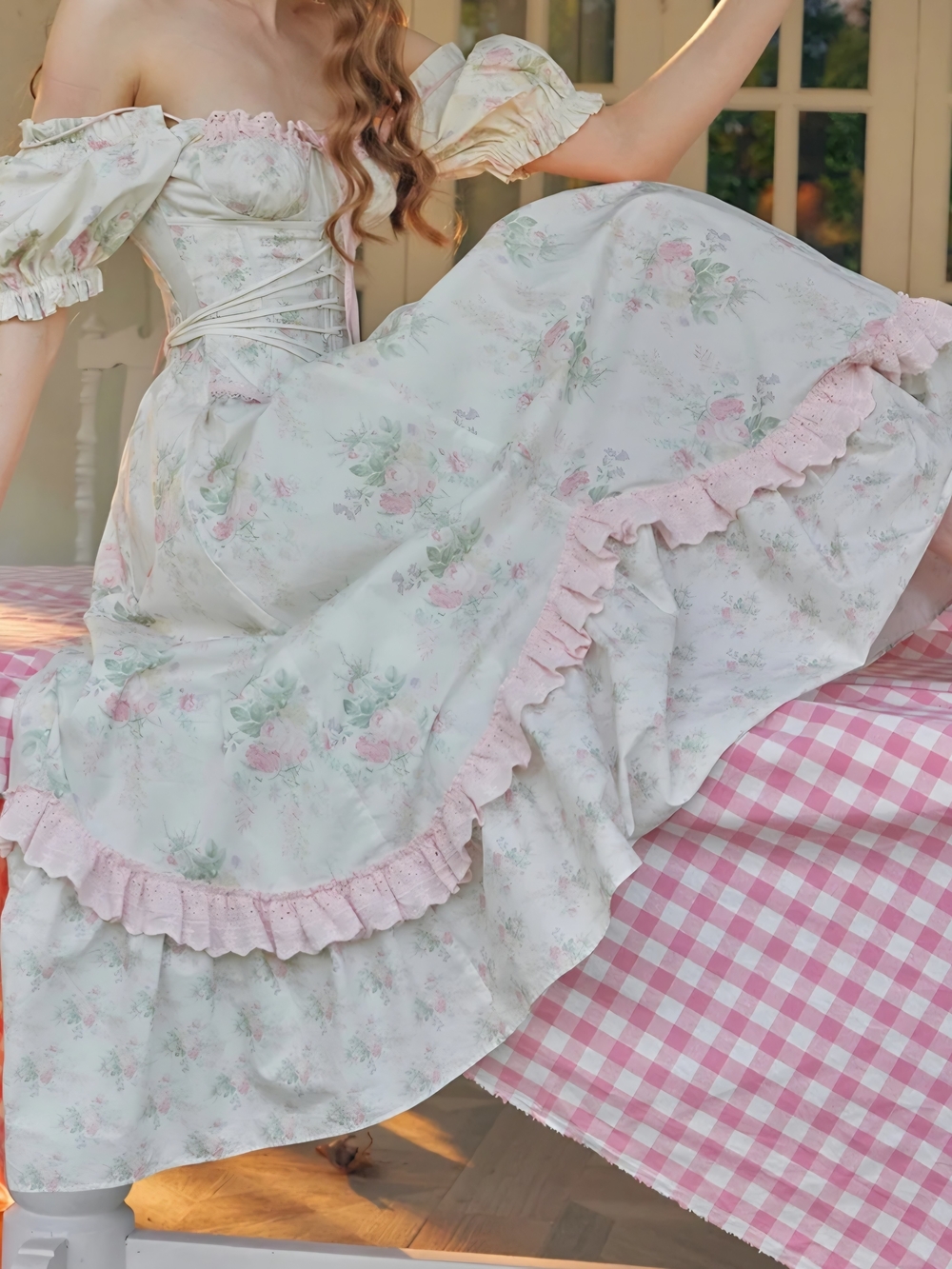 LaceMade Fleur Poetry Corset Dress - Picture 2 of 5
